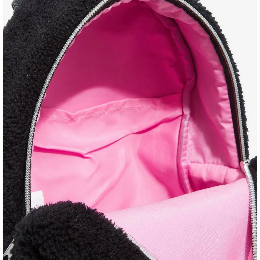 Loungefly Sanrio Kuromi faux fur mini backpack Anime